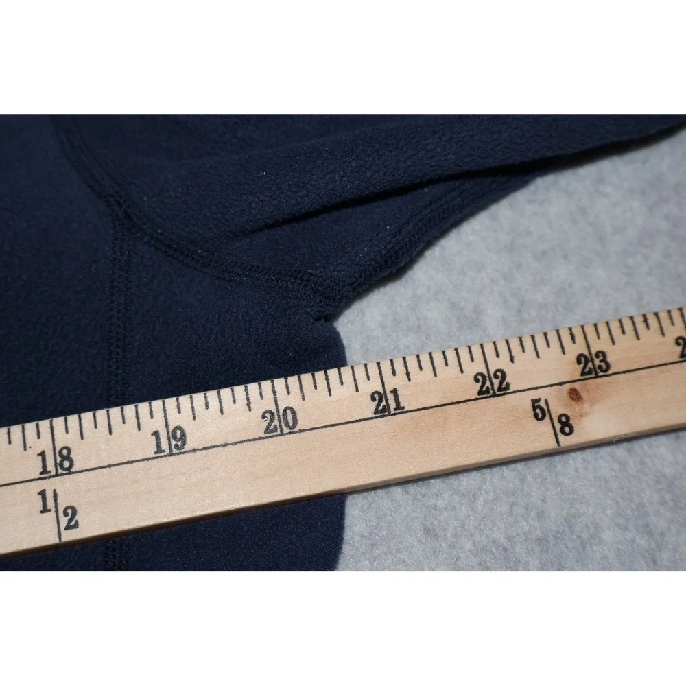 The North Face Pullover Shirt Mens Medium Navy Blue 1/4 Zip Fleece Performance